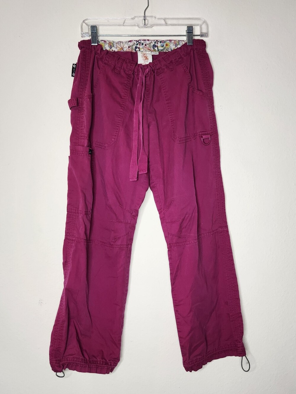Koi Kathy Peterson Womens PS Petite Small Purple Scrub Pants